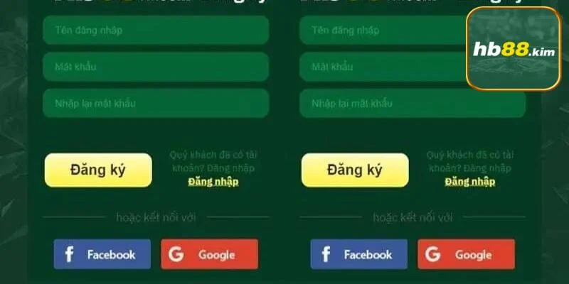 4 bước đăng ký tài khoản hb88 trên di động