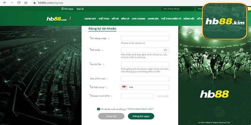 Đăng ký hb88 ngay để nhận những phần quà hấp dẫn