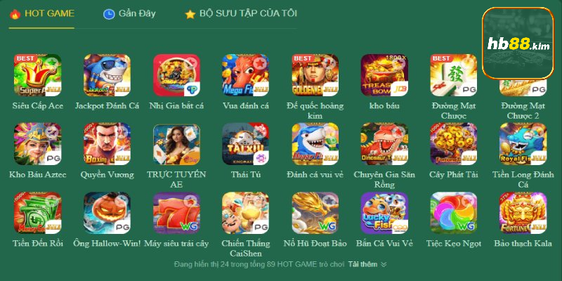 Hệ thống game đổi thưởng cực đồ sộ