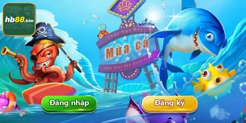 Giao diện sảnh game bắn cá hb88