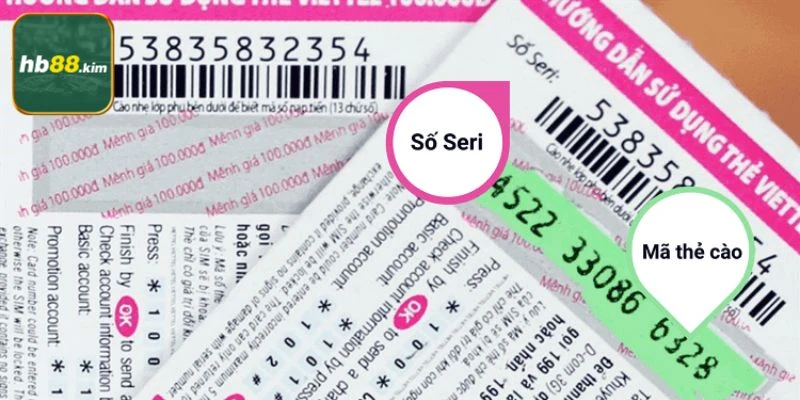 Hướng dẫn nạp tiền hb88 với phương phức thẻ cào điện thoại