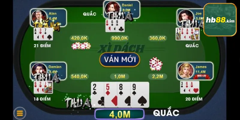 Game bài xì dách với cách chơi rất đơn giản